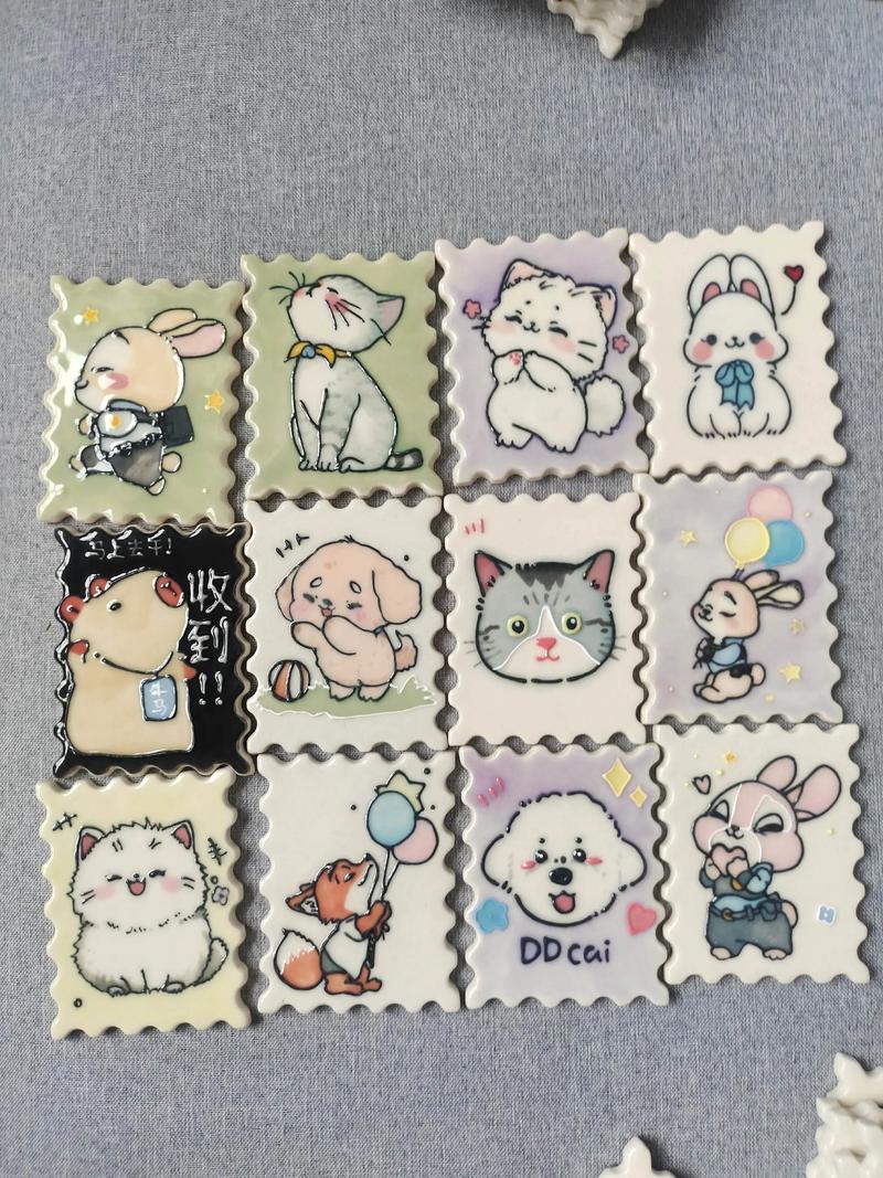立体釉釉下彩冰箱贴#冰箱贴